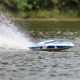 Łódź wyścigowa PROBOAT Sonicwake V2 36" Self-Righting BL RTR biały