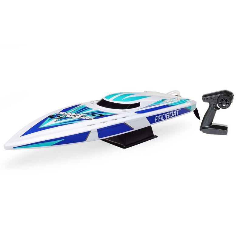 Łódź wyścigowa PROBOAT Sonicwake V2 36" Self-Righting BL RTR biały