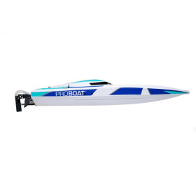 Łódź wyścigowa PROBOAT Sonicwake V2 36" Self-Righting BL RTR biały