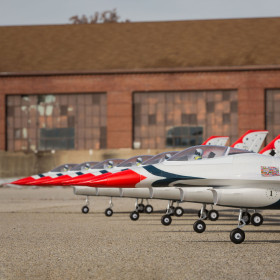 E-flite F-16 Thunderbirds 0.8m SAFE Select BNF Basic
