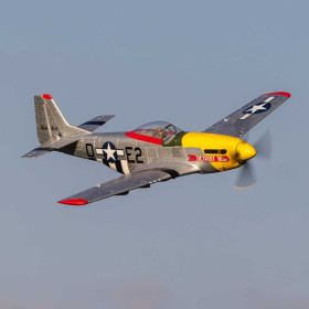 E-flite UMX P-51D Mustang “Detroit Miss” AS3X Safe Select BNF Basic