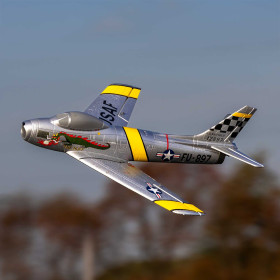 E-flite F-86 Sabre 30mm EDF Jet AS3X SAFE SELECT BNF Basic