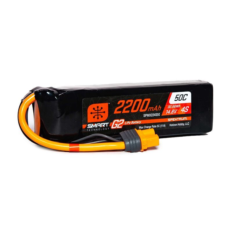 SPEKTRUM Smart G2 LiPol 14.8V 2200mAh 50C IC3