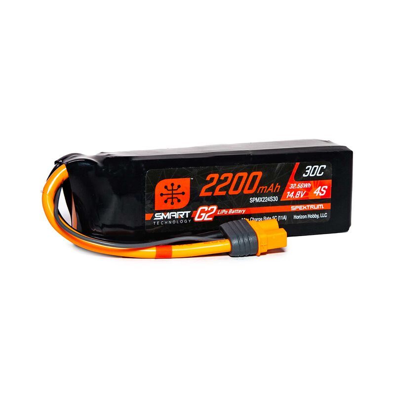 SPEKTRUM Smart G2 LiPol 14.8V 2200mAh 30C IC3