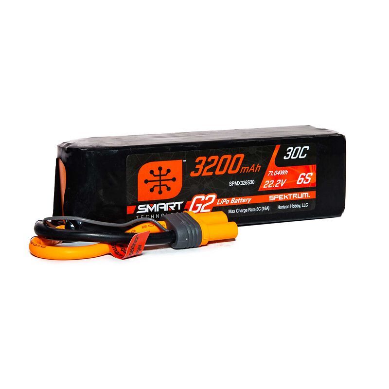 SPEKTRUM Smart G2 LiPol 22.2V 3200mAh 30C IC5