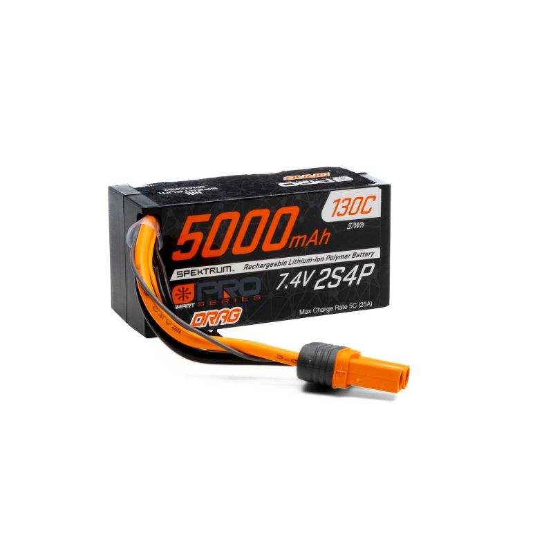 SPEKTRUM Smart Drag Pro LiPol 7.4V 5000mAh 2S 130C IC5