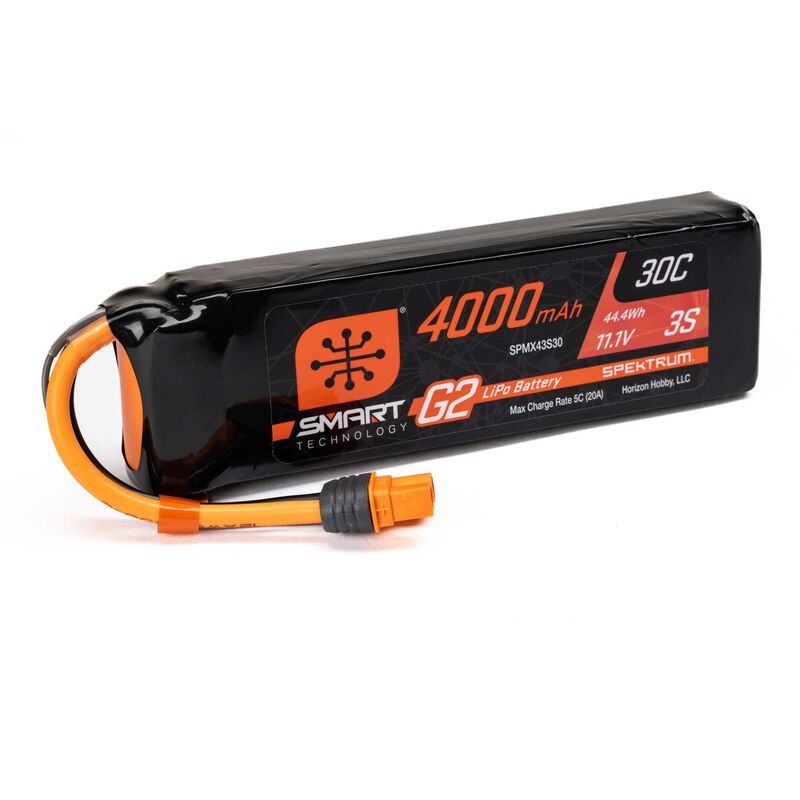SPEKTRUM Smart G2 LiPol 11.1V 4000mAh 3S 30C IC3