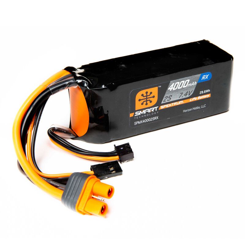 SPEKTRUM Smart LiPo 4000mAh 2S 7.4V Rx IC3