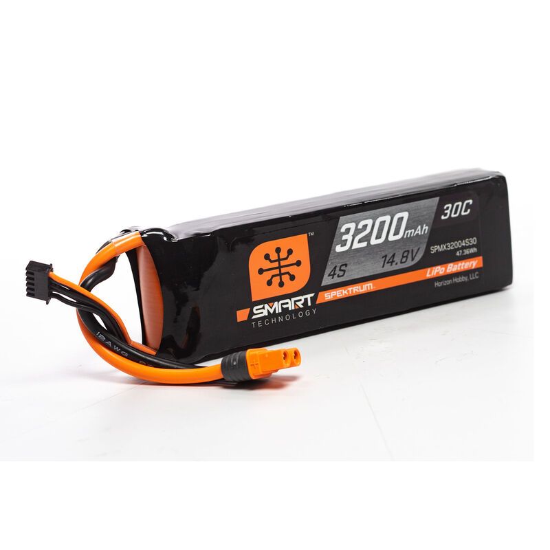 SPEKTRUM Smart LiPol 14.8V 3200mAh 4S 30C IC3