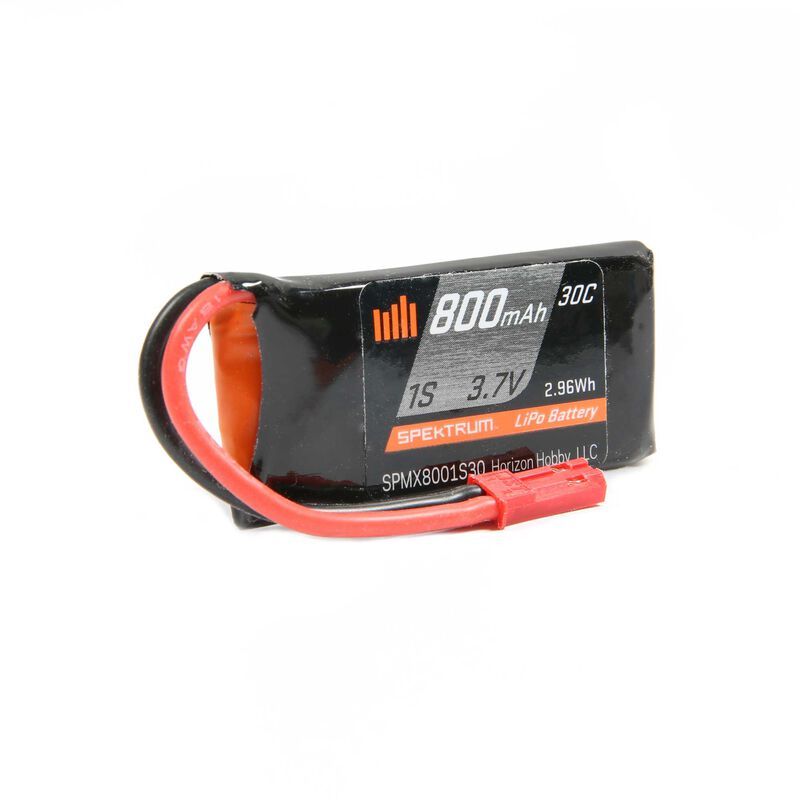 SPEKTRUM LiPol 3.7V 800mAh 1S 30C JST