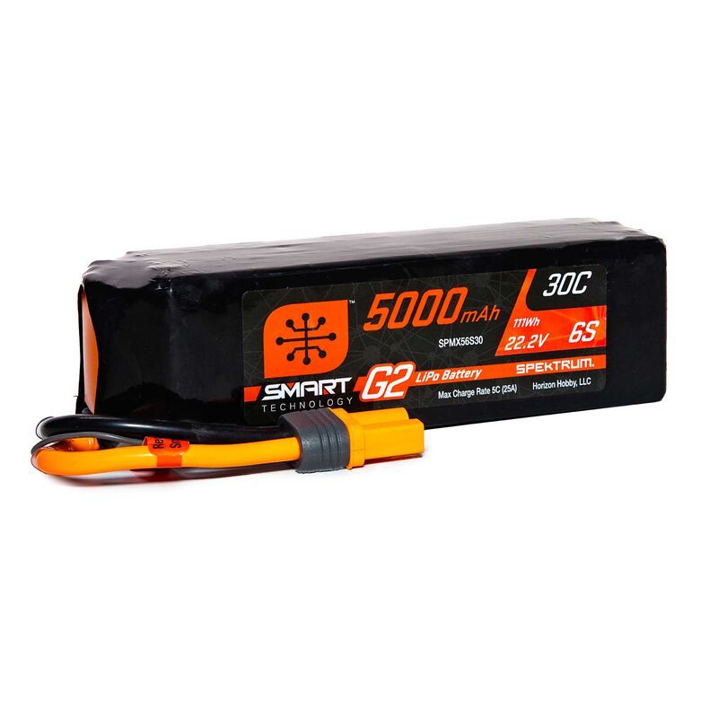 SPEKTRUM Smart G2 LiPol 22.2V 5000mAh 30C IC5
