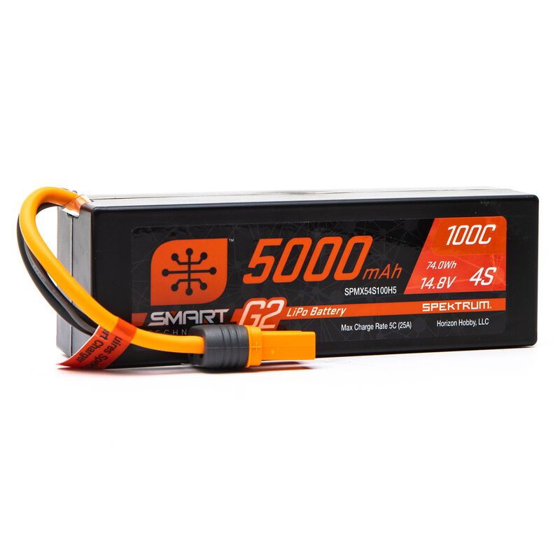 SPEKTRUM Smart G2 LiPol 14.8V 5000mAh 100C HC IC5