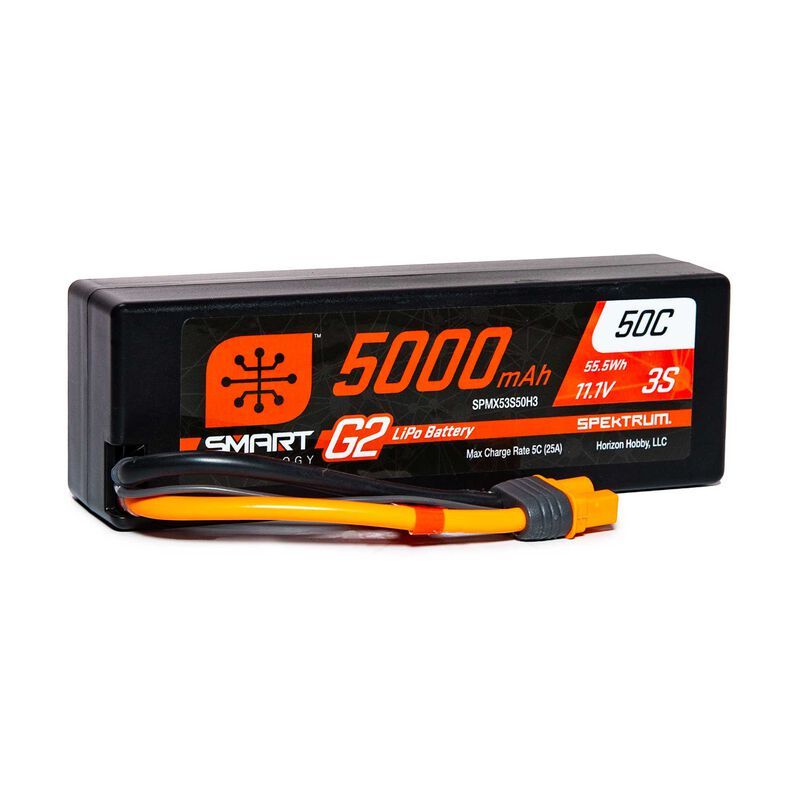 SPEKTRUM Smart G2 LiPol 11.1V 5000mAh 50C HC IC3
