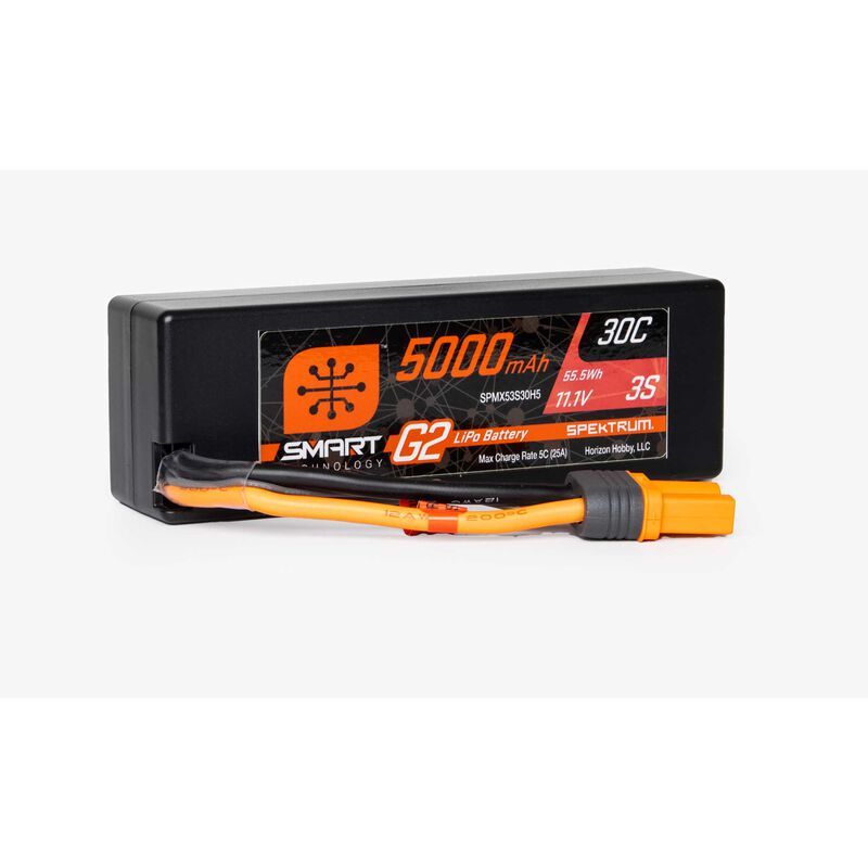 SPEKTRUM Smart G2 LiPol 11.1V 5000mAh 30C HC IC3