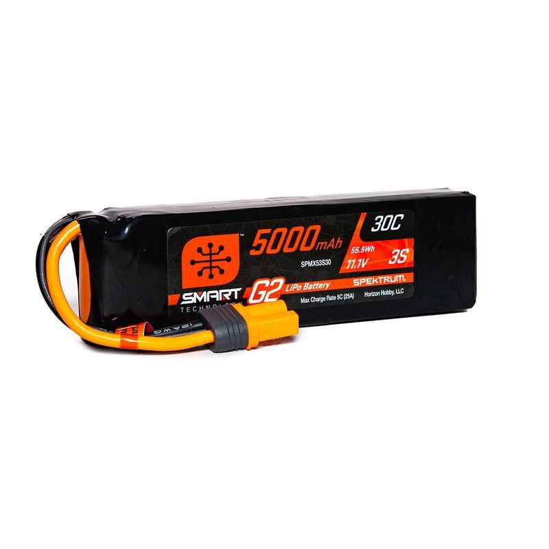 SPEKTRUM Smart G2 LiPol 11.1V 5000mAh 30C IC5