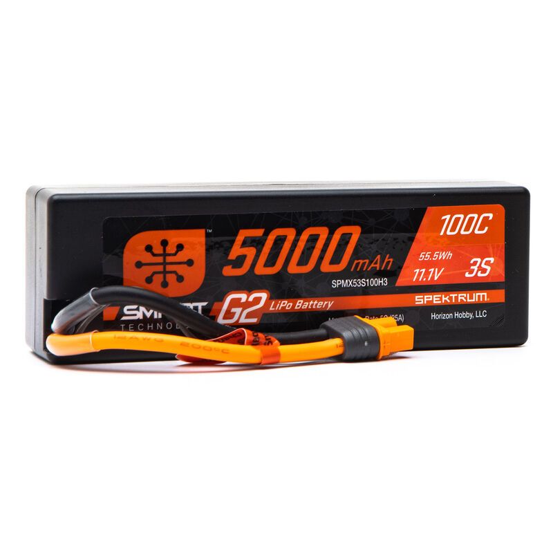 SPEKTRUM Smart G2 LiPol 11.1V 5000mAh 100C HC IC3