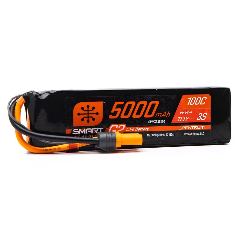 SPEKTRUM Smart G2 LiPol 11.1V 5000mAh 100C IC5