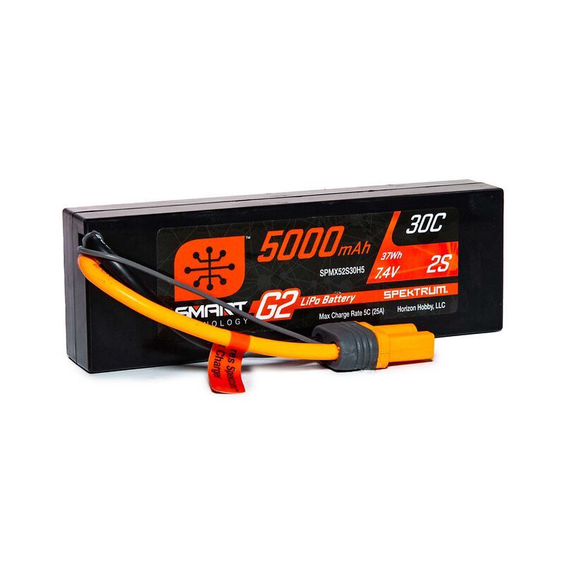 SPEKTRUM Smart G2 LiPol 7.4V 5000mAh 30C HC IC5