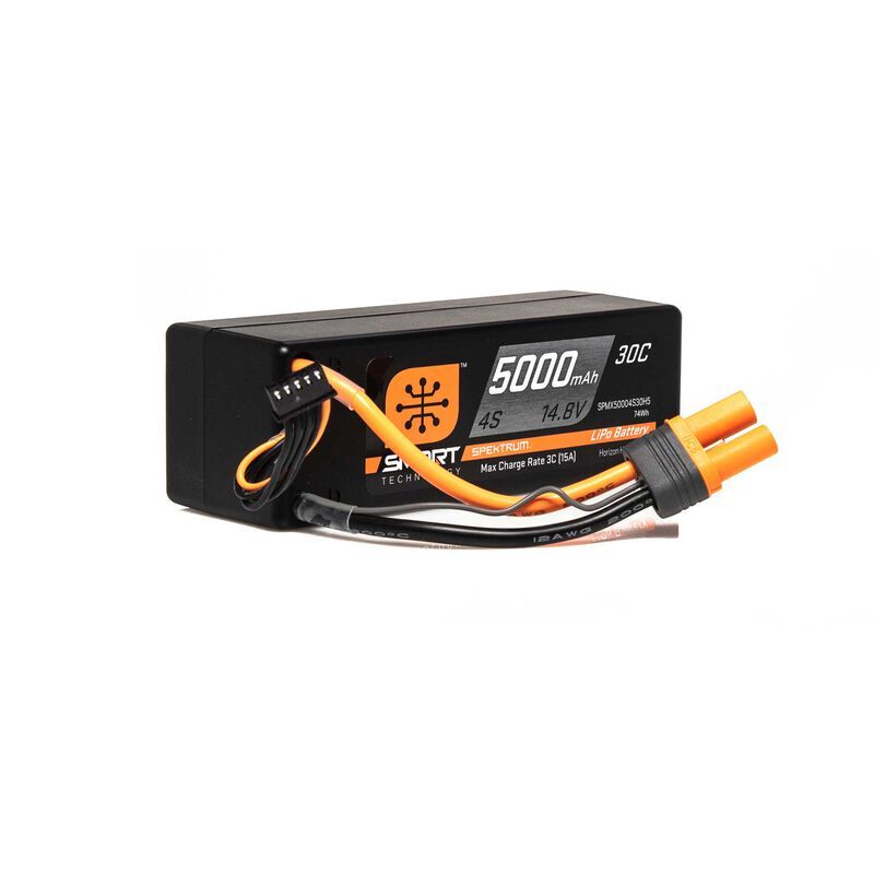 SPEKTRUM Smart LiPol Car 5000mAh 4S 14.8V 30C HC IC5