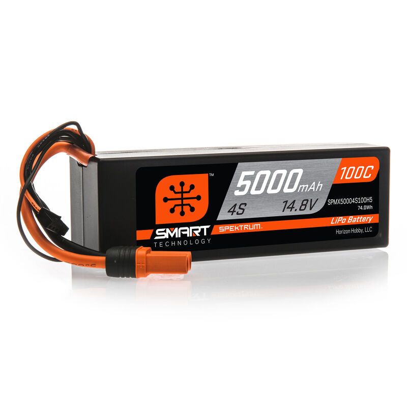 SPEKTRUM Smart LiPol Car 5000mAh 4S 14.8V 100C HC IC5