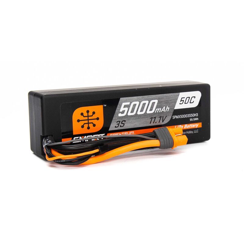 SPEKTRUM Smart LiPol Car 5000mAh 3S 11.1V 50C HC IC3