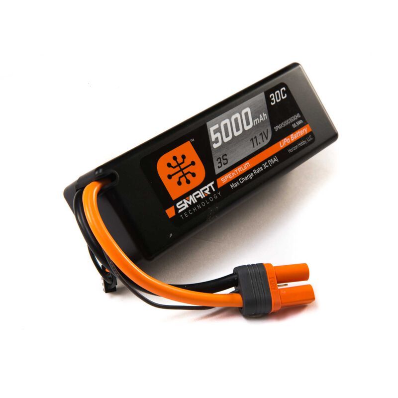 SPEKTRUM Smart LiPol Car 5000mAh 3S 11.1V 30C HC IC5