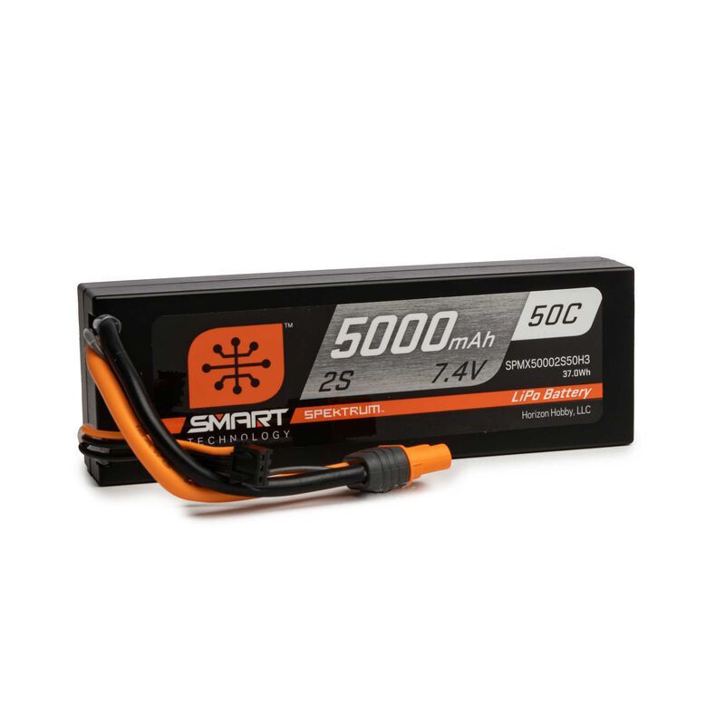 SPEKTRUM Smart LiPol Car 5000mAh 2S 7.4V 50C HC IC3
