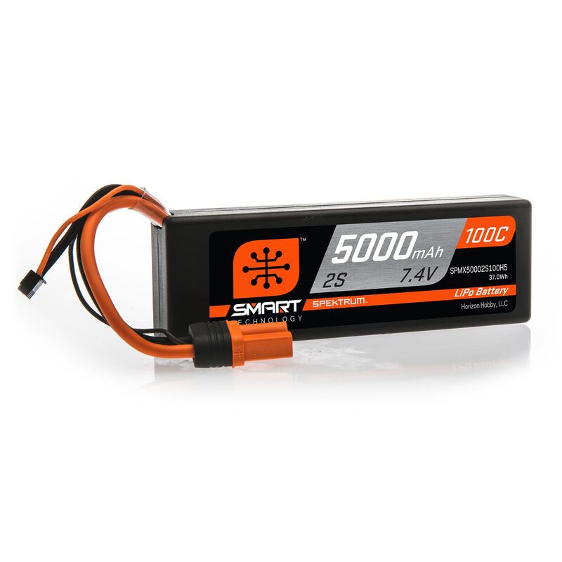 SPEKTRUM Smart LiPol Car 5000mAh 2S 7.4V 100C HC IC5