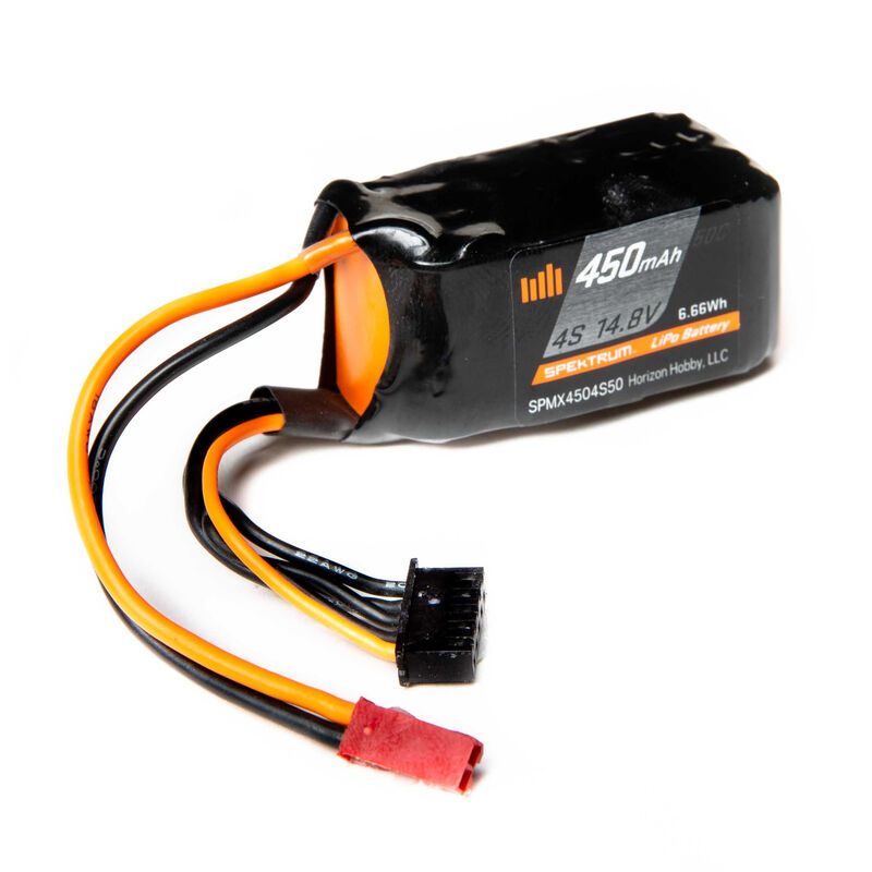SPEKTRUM LiPol 450mAh 4S 14.8V 50C JST