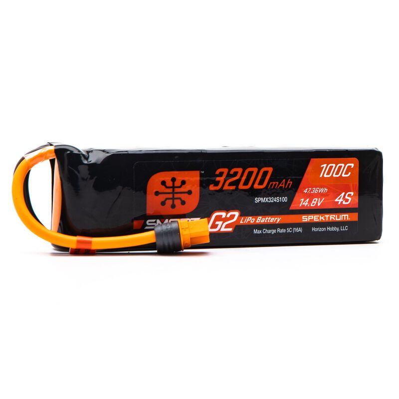 SPEKTRUM Smart G2 LiPol 14.8V 3200mAh 100C IC3
