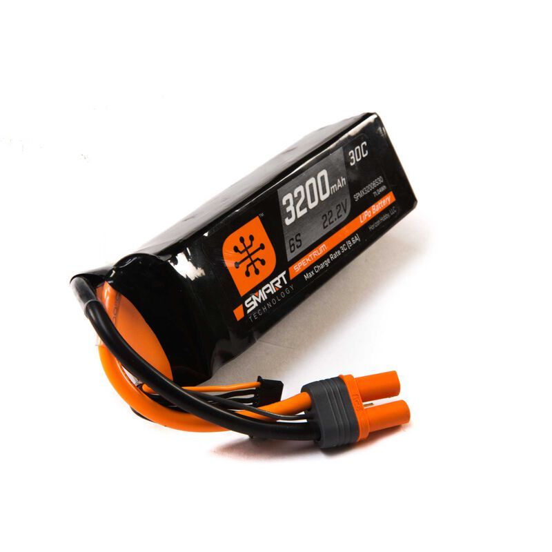 SPEKTRUM Smart LiPol 3200mAh 6S 22.2V 30C IC5