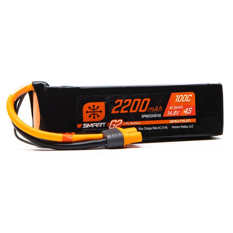 SPEKTRUM Smart G2 LiPol 14.8V 2200mAh 100C IC3
