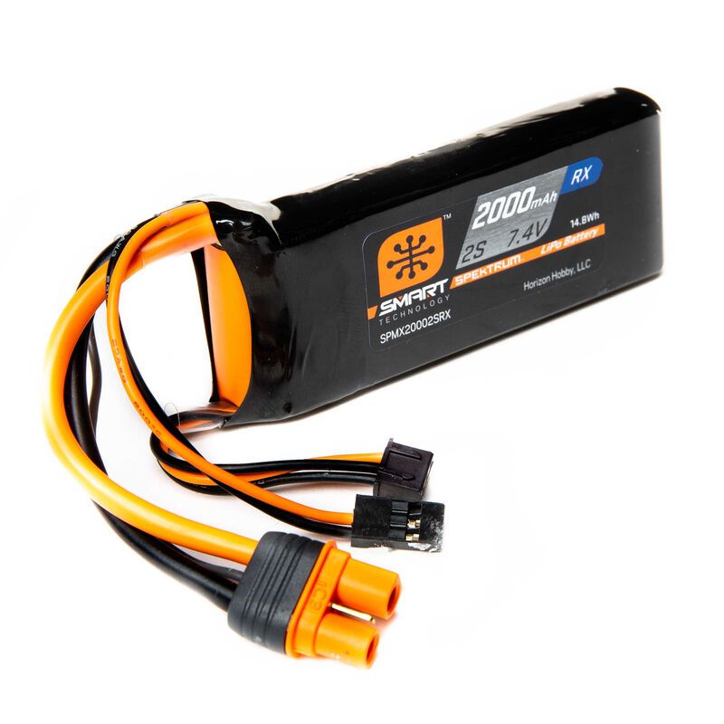 SPEKTRUM Smart LiPo 7.4V 2000mAh Rx IC3