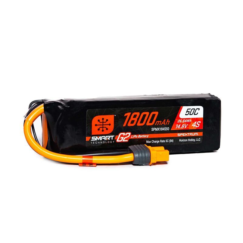 SPEKTRUM Smart G2 LiPol 14.8V 1800mAh 50C IC3