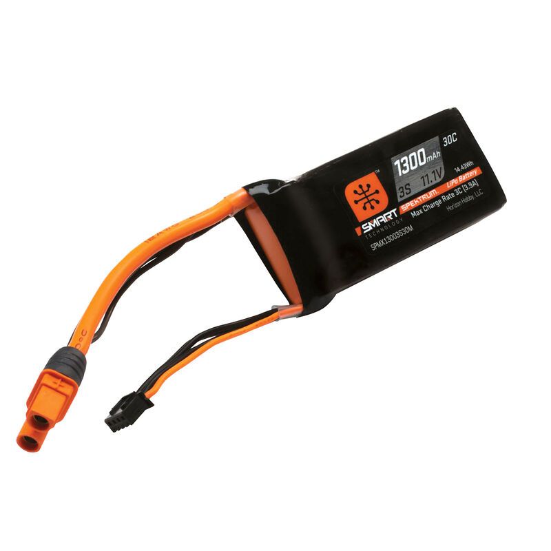 SPEKTRUM Smart LiPol 11.1V 1300mAh 30C IC3