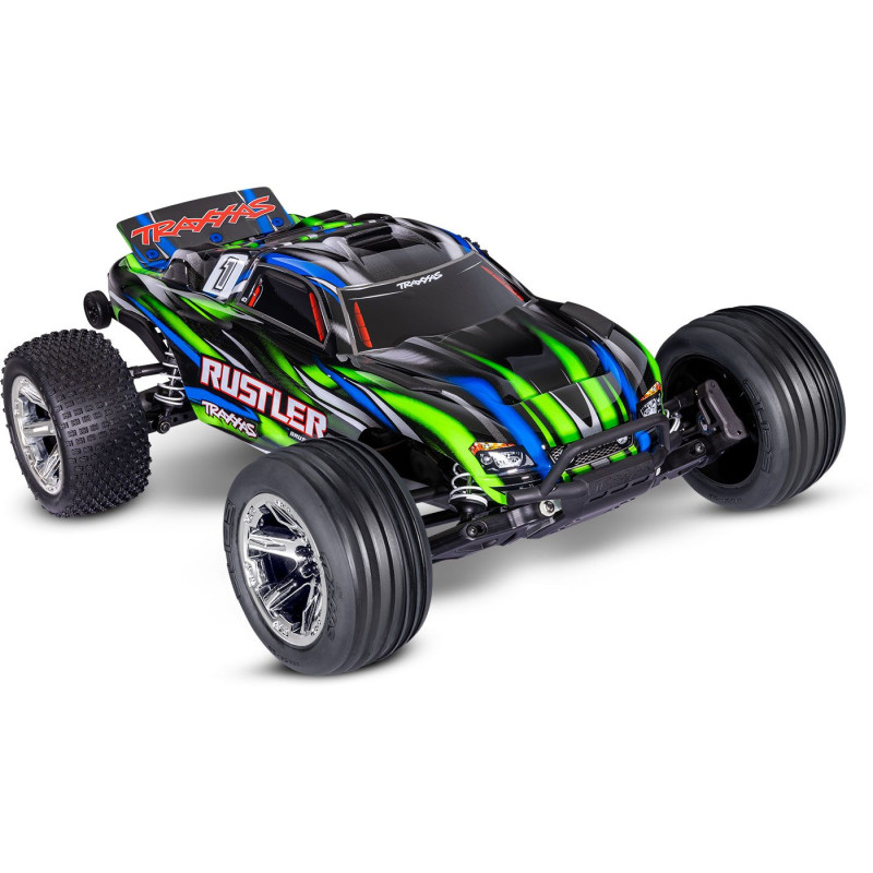 TRAXXAS Rustler 2WD BL-2S VXL 1/10 (Zielony)