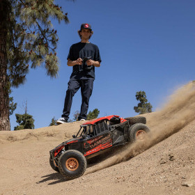 LOSI 8ight-X Super Lasernut Buggy 1:6 4WD RTR (Czerwony)