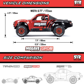 ARRMA Mojave Grom 1:18 4WD (czerwony)