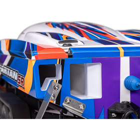 Łódź wyścigowa TRAXXAS Spartan SR + Stablilizacja TSM + TQi (Pomarańczowy)