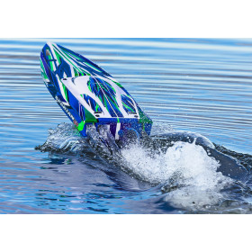 Łódź wyścigowa TRAXXAS Spartan SR + Stablilizacja TSM + TQi (Zielony)