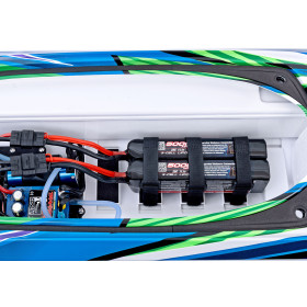 Łódź wyścigowa TRAXXAS Spartan SR + Stablilizacja TSM + TQi (Zielony)