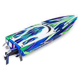 Łódź wyścigowa TRAXXAS Spartan SR + Stablilizacja TSM + TQi (Zielony)