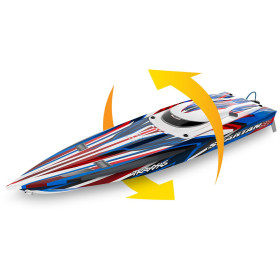 Łódź wyścigowa TRAXXAS Spartan SR + Stablilizacja TSM + TQi (Zielony)