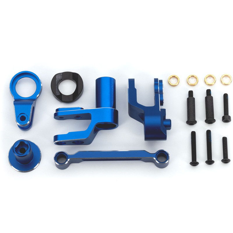 TRAXXAS Aluminiowy zestaw skrętu (niebieski) Maxx Slash