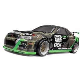 HPI RACING Micro RS4 Drift - Nissan Skyline R34 GT-R Fail Crew