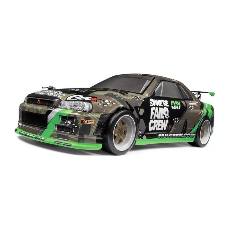 HPI RACING Micro RS4 Drift - Nissan Skyline R34 GT-R Fail Crew