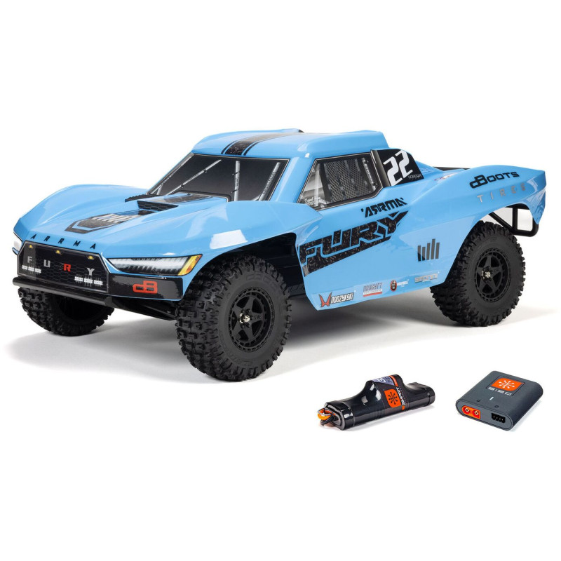 ARRMA Fury Mega 550 2WD 1:10 RTR (Niebieski)