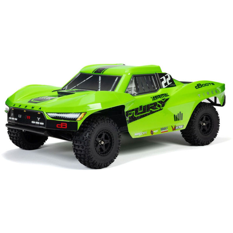 ARRMA Fury Mega 550 Basic 2WD 1:10 RTR (Zielony)
