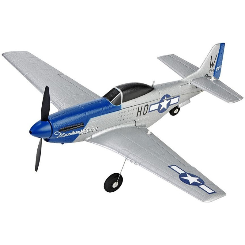 Samolot TOP RC HOBBY Mini P51D 450 (Niebieski)