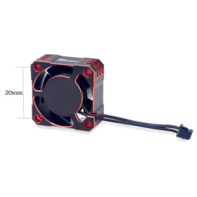 SURPASS HOBBY Rocket-RC Wentylator aluminiowy 25mm 32000RPM (Czerwony)